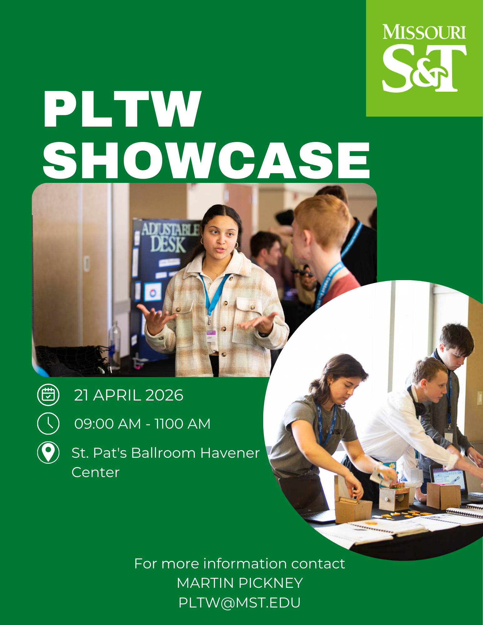 2026 PLTW Showcase Flyer